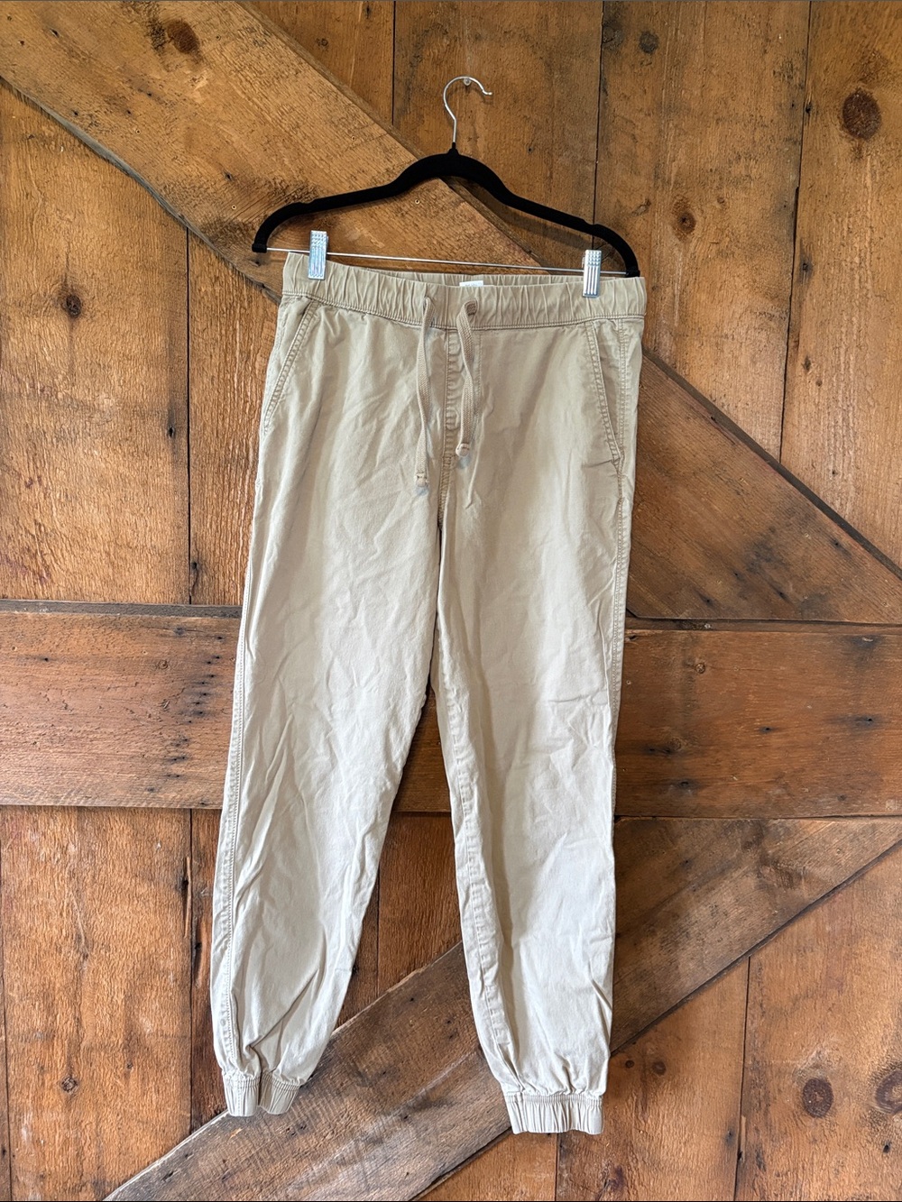 Sonoma Men's Khaki Drawstring Joggers